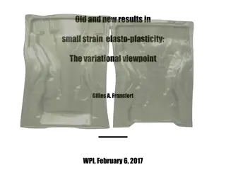 Insights into Small Strain Elasto-Plasticity Variational Viewpoint