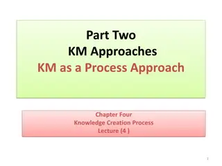 Knowledge Management as a Process Approach: Understanding Knowledge Creation