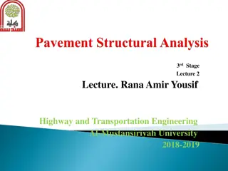 Typical Layers of Flexible Pavement in Highway Engineering