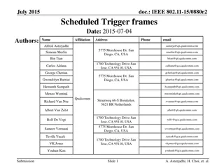 IEEE 802.11-15/0880r2 Scheduled Trigger Frames - July 2015