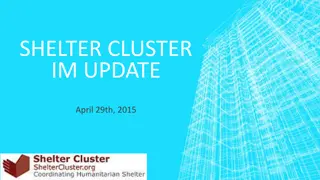 Shelter Cluster Update: Tarpaulin Distributions and Shelter Assistance Progress