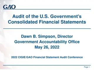 Audit of the U.S. Government's Consolidated Financial Statements