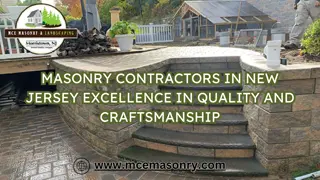 Masonry Contractors in New Jersey Excellence in Quality and Craftsmanship