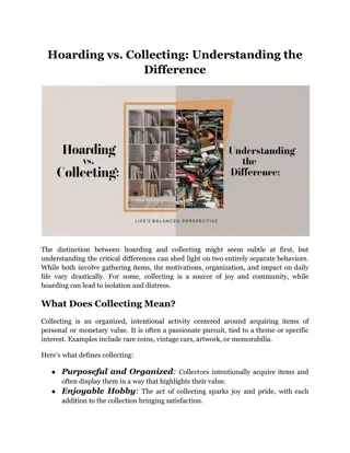 Hoarding vs. Collecting_ Understanding the Difference