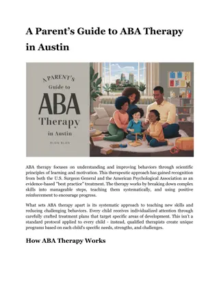 A Parent’s Guide to ABA Therapy in Austin