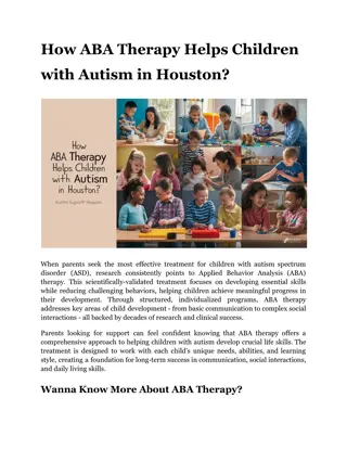 How ABA Therapy Helps Children with Autism in Houston