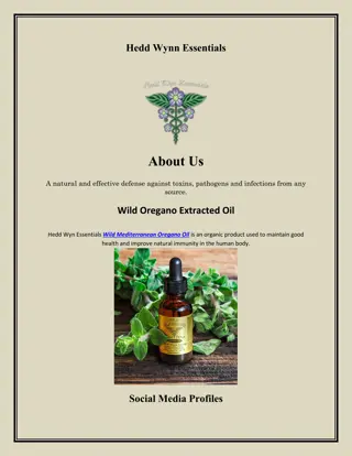 Oil of Wild Oregano, wildoiloforegano.com