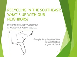 Recycling Progress and Strategies in the Southeast