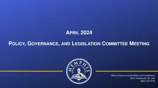 April 2024 Policy, Governance, and Legislation Committee Meeting Highlights