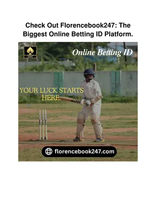 Check out Florencebook247_ The Biggest Online Betting ID Platform