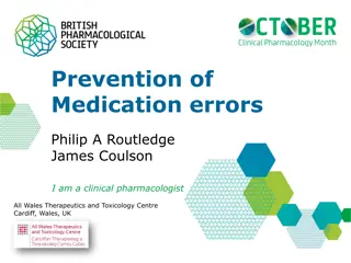 Preventing Medication Errors: A Clinical Pharmacologist's Perspective