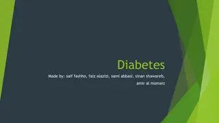 Insights on Diabetes: Age, Gender, Awareness, and Symptoms