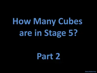 How Many Cubes are in Stage 5? Part 2 Steve Wyborney