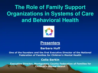 Empowering Families in Behavioral Health: The Role of Family Support Organizations