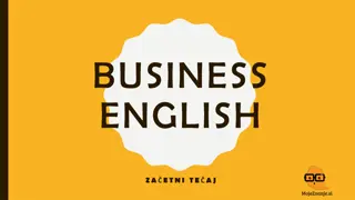 Business English Communication Tips and Meeting Etiquette