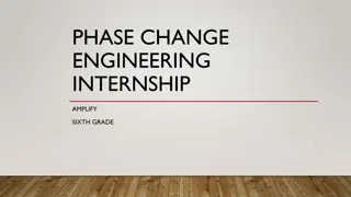 Phase Change Engineering Internship for Sixth Grade Students