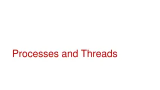 Processes, Threads, and Thread Management