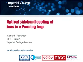 Optical Sideband Cooling of Ions in a Penning Trap - Research Summary