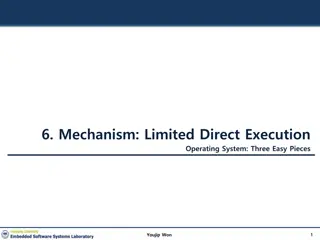 CPU Virtualization and Execution Control in Operating Systems