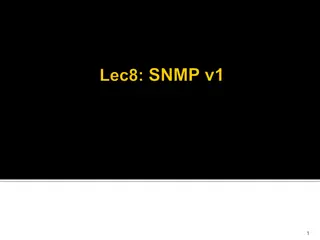 Understanding SNMPv1 Functional Model and Message Formats