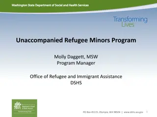 Unaccompanied Refugee Minors Program Overview