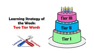 Understanding Two-Tier Words Strategy in Learning