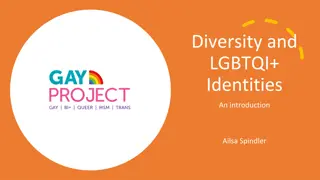 Diversity and LGBTQI+ Identities