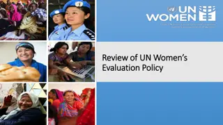 Evaluation Policy Review of UN Women's Function