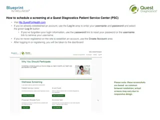 How to Schedule a Screening at Quest Diagnostics