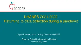 NHANES 2021-2022 Data Collection Updates During a Pandemic