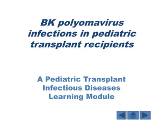 BK Polyomavirus Infections in Pediatric Transplant Recipients