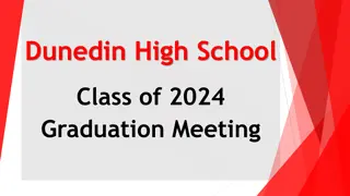 Graduation Preparation Guide for Dunedin High School Class of 2024