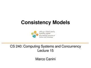 Consistency Models in Distributed Systems