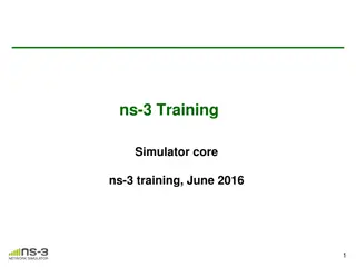 ns-3 Training Simulator Core Concepts