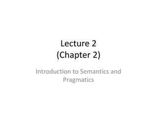 Introduction to Semantics and Pragmatics: Understanding Meaning in Language