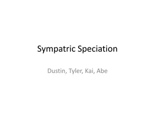 Sympatric Speciation and Its Mechanisms