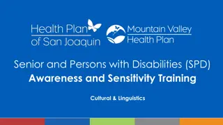 Senior and Persons with Disabilities Awareness and Sensitivity Training