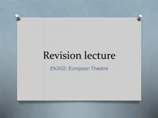 Exam Rubric and Guidelines for European Theatre Module