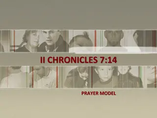 Revelation and Prayer in II Chronicles 7:14 Model