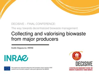 Decentralized Biowaste Management for Sustainable Resource Valorization