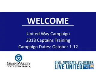 United Way Campaign 2018: Empowering Sustainable Partnerships and Social Equity