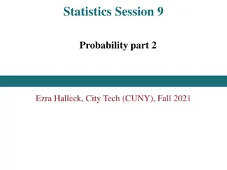 Probability Concepts in Statistics