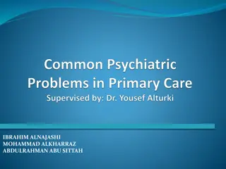 Anxiety, Depression, and Somatic Symptom Disorder in Saudi Arabia