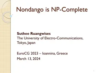 NP-Completeness Proofs in Pencil Puzzles: The Case of Nondango