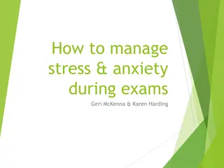 Managing Stress and Anxiety During Exams