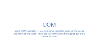 DOM Examples and Manipulations Step by Step