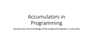 Understanding Accumulators in Programming