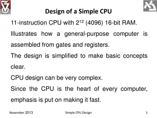 Illustrated Design of a Simplified CPU with 16-bit RAM