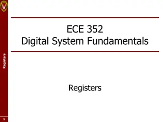 Registers in Digital System Design