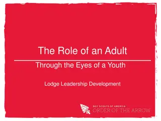 The Role of Adult Advisers in Youth Lodge Leadership Development